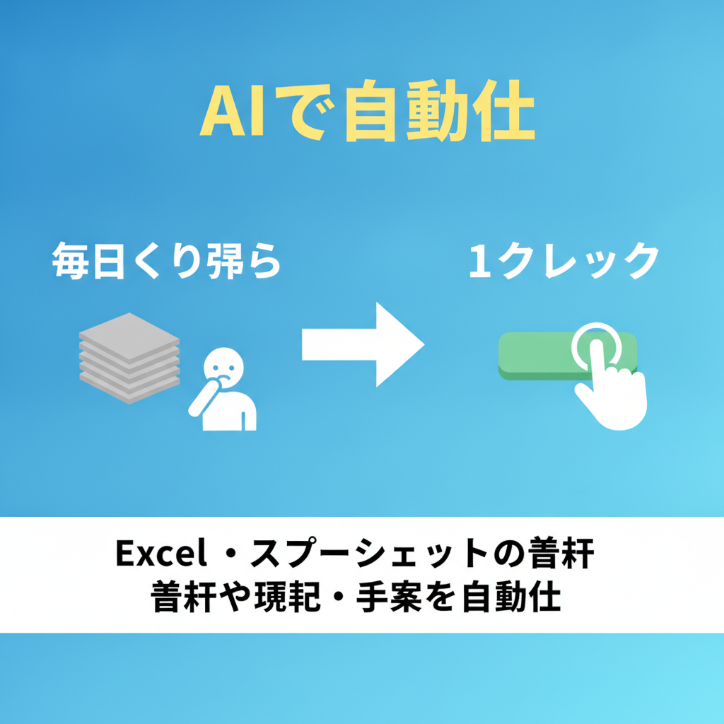 Gemini APIで生成したサムネ画像。日本語が文字化けしている